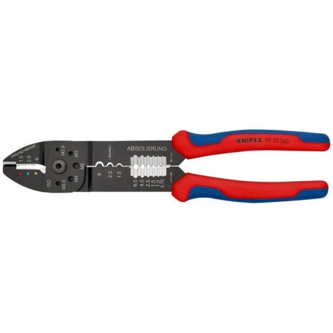 SZCZYPCE DO ZAGNIATANIA ZŁĄCZEK KABLOWYCH 0,5-6,0 MM KNIPEX SZCZYPCE DO ZAGNIATANIA ZŁĄCZEK KABLOWYCH 0,5-6,0 MM KNIPEX