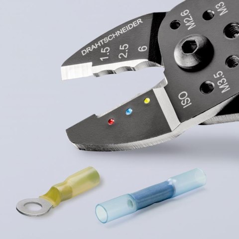 SZCZYPCE DO ZAGNIATANIA ZŁĄCZEK KABLOWYCH 0,5-6,0 MM KNIPEX SZCZYPCE DO ZAGNIATANIA ZŁĄCZEK KABLOWYCH 0,5-6,0 MM KNIPEX