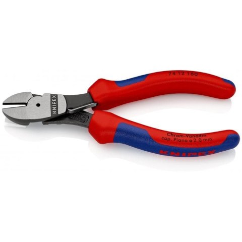 SZCZYPCE TNĄCE BOCZNE O ZWIĘKSZONYM PRZEŁOŻENIU 160MM KNIPEX SZCZYPCE TNĄCE BOCZNE O ZWIĘKSZONYM PRZEŁOŻENIU 160MM KNIPEX