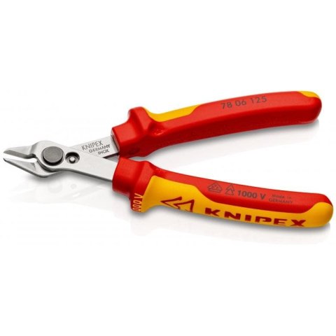SZCZYPCE TNĄCE SUPER KNIPS 125MM IZOLOWANE KNIPEX SZCZYPCE TNĄCE SUPER KNIPS 125MM IZOLOWANE KNIPEX