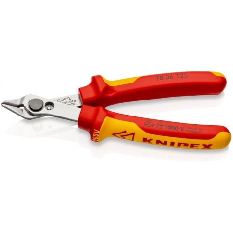SZCZYPCE TNĄCE SUPER KNIPS 125MM IZOLOWANE KNIPEX SZCZYPCE TNĄCE SUPER KNIPS 125MM IZOLOWANE KNIPEX