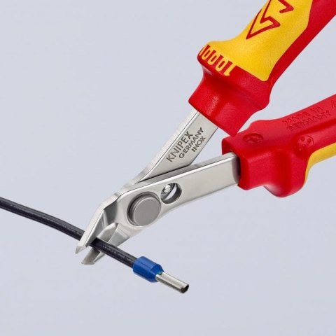 SZCZYPCE TNĄCE SUPER KNIPS 125MM IZOLOWANE KNIPEX SZCZYPCE TNĄCE SUPER KNIPS 125MM IZOLOWANE KNIPEX