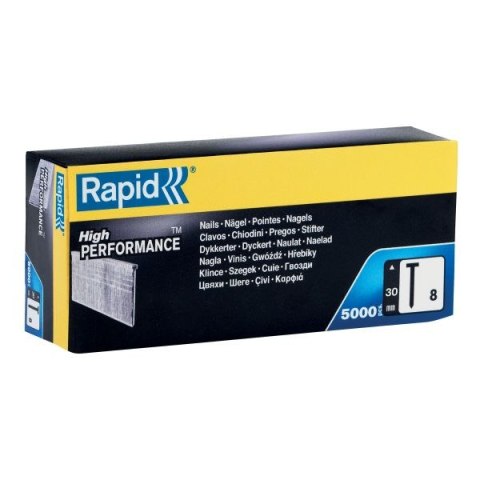 SZTYFTY GALWANIZOWANE NR8, 30MM, 5000SZT. TYP J RAPID SZTYFTY GALWANIZOWANE NR8, 30MM, 5000SZT. TYP J RAPID