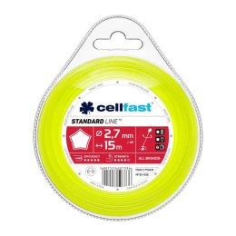 ŻYŁKA DO WYKASZARKI GWIAZDKA 2.7MM 15M CELL-FAST
