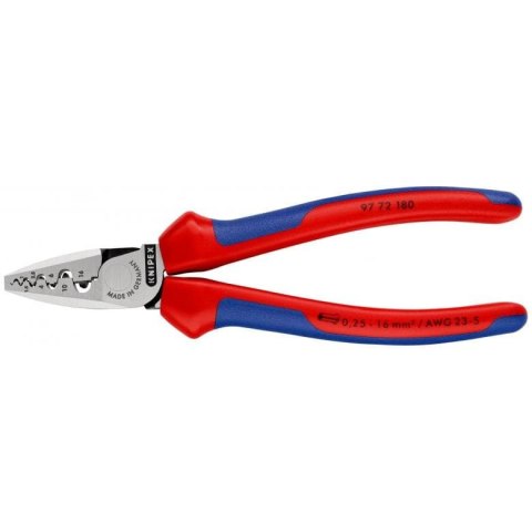 SZCZYPCE DO ZAGNIATANIA TULEJEK KABL. 0,25-16MM KNIPEX SZCZYPCE DO ZAGNIATANIA TULEJEK KABL. 0,25-16MM KNIPEX