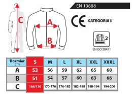 BLUZA POLAROWA ODBLASKOWA ROZMIAR S DEDRA