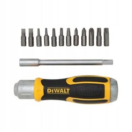 MULTI-WKRĘTAK Z GRZECHOTKĄ + 12 KOŃCÓWEK DEWALT