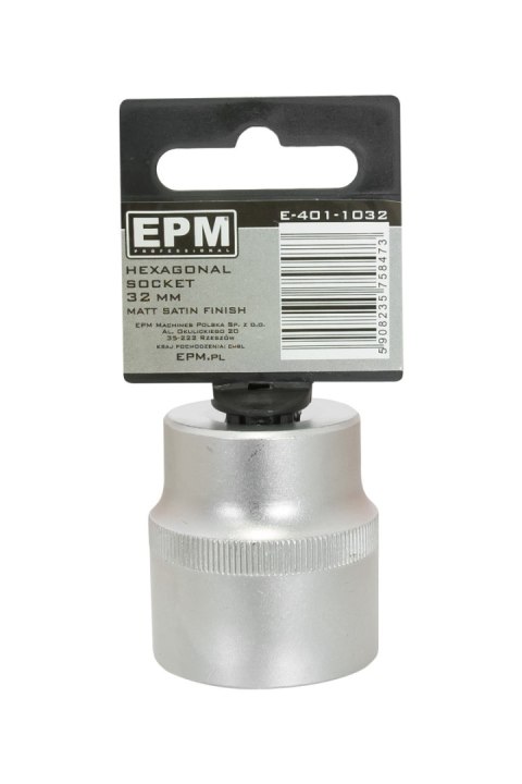NASADKA KRÓTKA 1/2'' 6-KĄTNA SATIN 8MM EPM NASADKA KRÓTKA 1/2'' 6-KĄTNA SATIN 8MM EPM