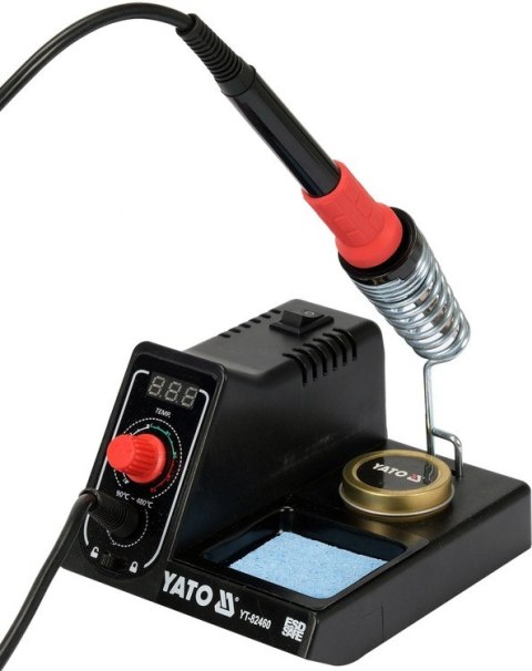 STACJA LUTOWNICZA CYFROWA 60W TYP GROT, WYŚWIETLACZ LCD YATO STACJA LUTOWNICZA CYFROWA 60W TYP GROT, WYŚWIETLACZ LCD YATO