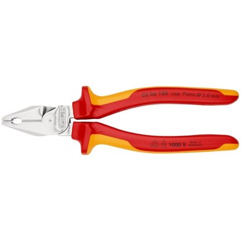 SZCZYPCE UNIWERSALNE 180MM O ZWIĘKSZONYM PRZEŁOŻENIU KNIPEX SZCZYPCE UNIWERSALNE 180MM O ZWIĘKSZONYM PRZEŁOŻENIU KNIPEX