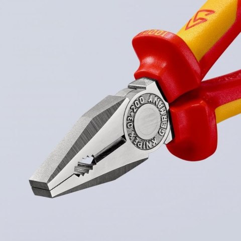 SZCZYPCE UNIWERSALNE IZOLOWANE VDE 200MM KNIPEX SZCZYPCE UNIWERSALNE IZOLOWANE VDE 200MM KNIPEX
