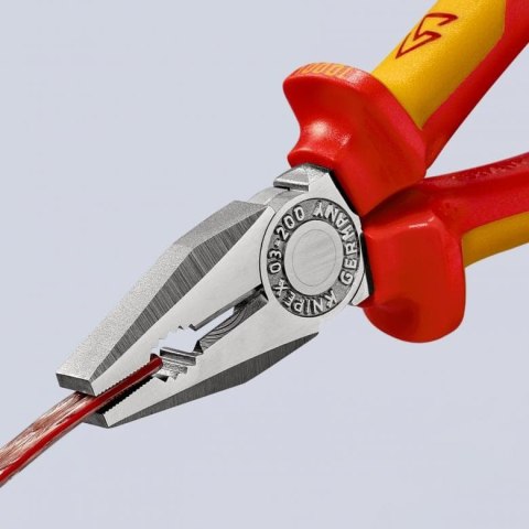 SZCZYPCE UNIWERSALNE IZOLOWANE VDE 200MM KNIPEX SZCZYPCE UNIWERSALNE IZOLOWANE VDE 200MM KNIPEX
