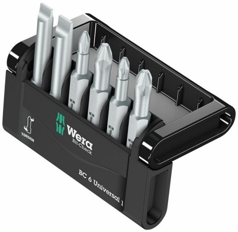 ZESTAW BIT-CHECK 6 UNIVERSAL 1, 6CZ. WERA ZESTAW BIT-CHECK 6 UNIVERSAL 1, 6CZ. WERA