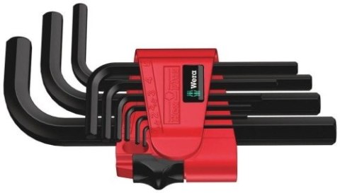 ZESTAW KLUCZY TRZPIENIOWYCH 950/9 KRÓTKICH BLACK LASER,9SZT. WERA ZESTAW KLUCZY TRZPIENIOWYCH 950/9 KRÓTKICH BLACK LASER,9SZT. WERA
