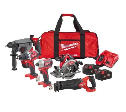 ZESTAW POWERPACK M18PP5B-502B 18V 2*5.0AH MILWAUKEE ZESTAW POWERPACK M18PP5B-502B 18V 2*5.0AH MILWAUKEE