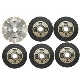 ZESTAW TARCZ SZLIFIERSKICH 125MM RAK6AGD125 6 EL. RYOBI