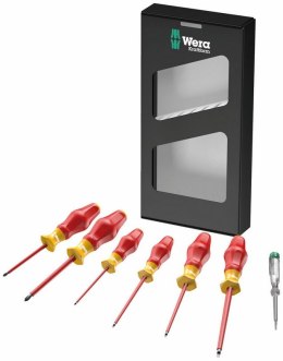ZESTAW WKRĘTAKÓW KRAFTFORM COMFORT VDE+TESTER FAZY, 7 CZĘŚCI WERA