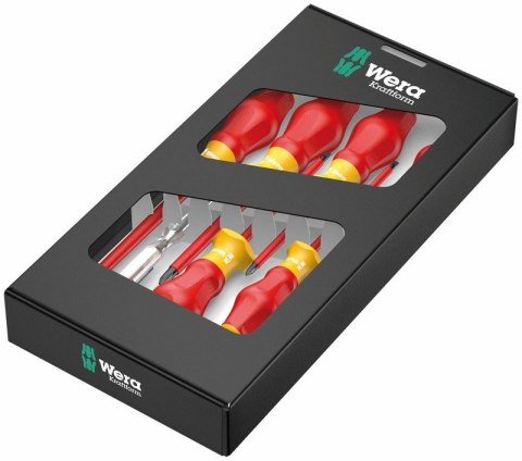 ZESTAW WKRĘTAKÓW KRAFTFORM COMFORT VDE+TESTER FAZY, 7 CZĘŚCI WERA ZESTAW WKRĘTAKÓW KRAFTFORM COMFORT VDE+TESTER FAZY, 7 CZĘŚCI WERA