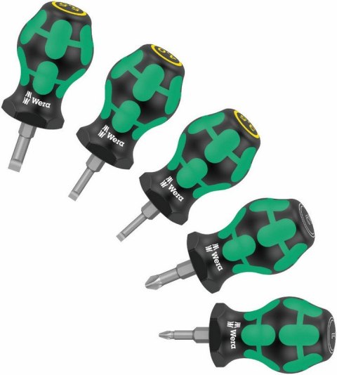 ZESTAW WKRĘTAKÓW STUBBY SET 2, 5 CZĘŚCI WERA ZESTAW WKRĘTAKÓW STUBBY SET 2, 5 CZĘŚCI WERA