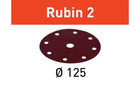 KRĄŻKI ŚCIERNE RUBIN2 STF D125/8 P80 RU2/10 FESTOOL KRĄŻKI ŚCIERNE RUBIN2 STF D125/8 P80 RU2/10 FESTOOL