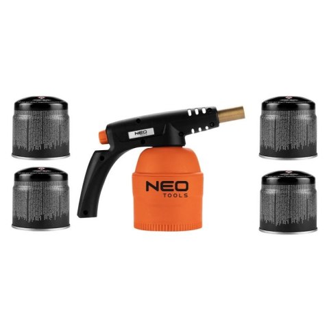 LAMPA LUTOWNICZA GAZOWA NA NABOJE 190G + 4 NABOJE NEO LAMPA LUTOWNICZA GAZOWA NA NABOJE 190G + 4 NABOJE NEO