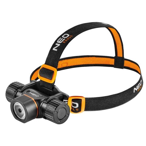 LATARKA CZOŁOWA AKUMULATOROWO/BATERYJNA USB 2000LM NEO LATARKA CZOŁOWA AKUMULATOROWO/BATERYJNA USB 2000LM NEO