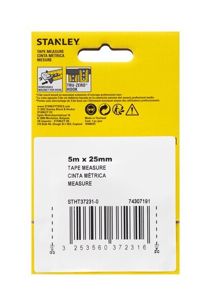 MIARA STANLEY CONTROL LOCK 5M*25MM STANLEY MIARA STANLEY CONTROL LOCK 5M*25MM STANLEY