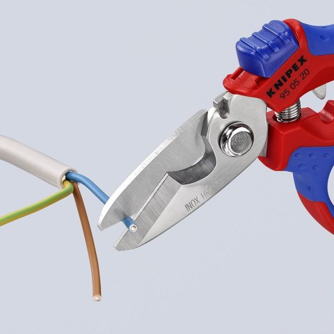 NOŻYCZKI KĄTOWE DLA ELEKTRYKÓW 160MM KNIPEX NOŻYCZKI KĄTOWE DLA ELEKTRYKÓW 160MM KNIPEX