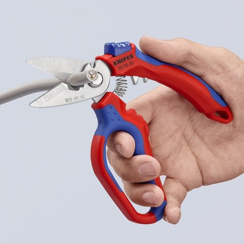NOŻYCZKI KĄTOWE DLA ELEKTRYKÓW 160MM KNIPEX NOŻYCZKI KĄTOWE DLA ELEKTRYKÓW 160MM KNIPEX