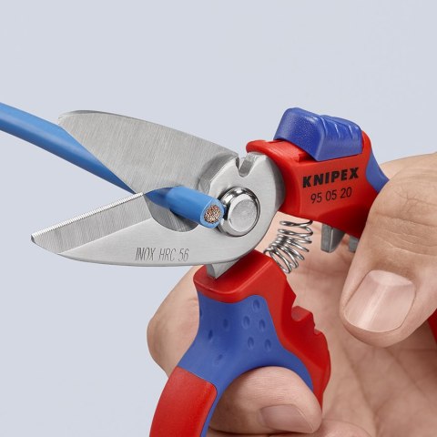 NOŻYCZKI KĄTOWE DLA ELEKTRYKÓW 160MM KNIPEX NOŻYCZKI KĄTOWE DLA ELEKTRYKÓW 160MM KNIPEX