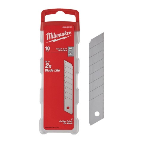 OSTRZA ŁAMANE 18MM 10SZT MILWAUKEE OSTRZA ŁAMANE 18MM 10SZT MILWAUKEE