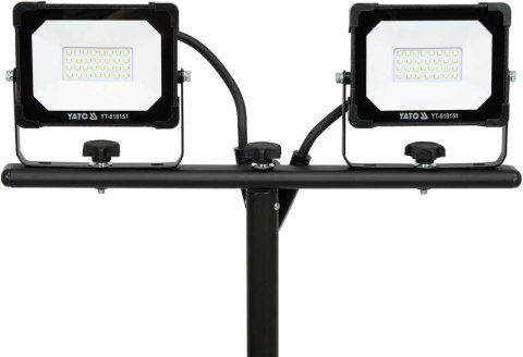 REFLEKTOR SMD LED ZE STOJAKIEM 2*20W 3800LM YATO REFLEKTOR SMD LED ZE STOJAKIEM 2*20W 3800LM YATO