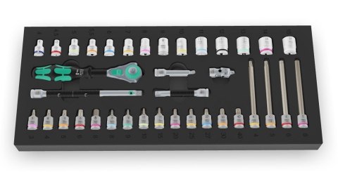 WÓZEK WARSZTATOWY 1 TOOL REBEL 9700 Z WYPOSAŻENIEM, 78CZ. WERA WÓZEK WARSZTATOWY 1 TOOL REBEL 9700 Z WYPOSAŻENIEM, 78CZ. WERA