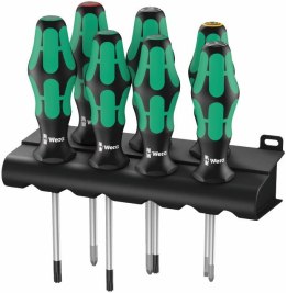 ZESTAW WKRĘTAKÓW KRAFTFORM LASERTIP + WIESZAK, 7 CZĘŚĆ WERA