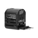 ADAPTER PODRÓŻNY 100-240V 8A 2XUSB 5V 2,4A INTELIGENTNA ORNO