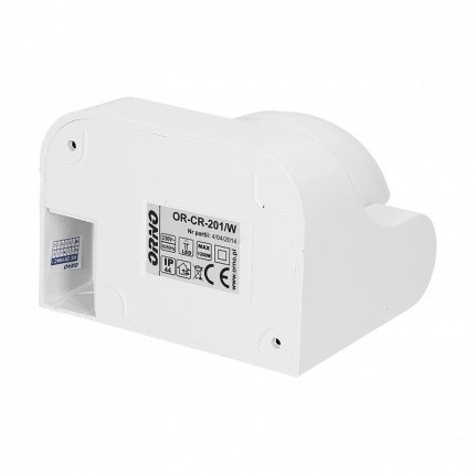 CZUJNIK RUCHU 180ST IP44 1200W BIAŁY ORNO CZUJNIK RUCHU 180ST IP44 1200W BIAŁY ORNO