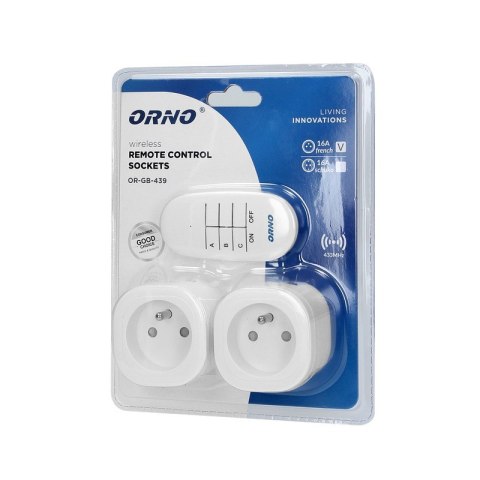 GNIAZDO ELEKTRYCZNE ZDALNIE STEROWANE 2+1 MINI ORNO GNIAZDO ELEKTRYCZNE ZDALNIE STEROWANE 2+1 MINI ORNO