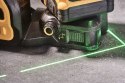 LASER LINIOWY 3-PŁASZCZYZNOWY 12/18V ZIE. WIĄZKA XR 1*2.0AH DEWALT