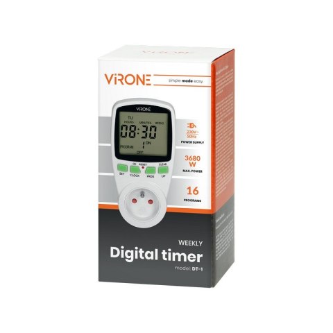 PROGRAMATOR CZASOWY ELEKTRONICZNY VIRONE PROGRAMATOR CZASOWY ELEKTRONICZNY VIRONE