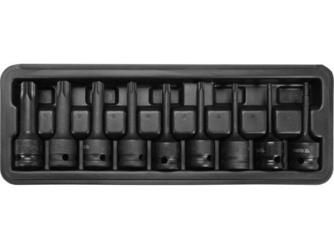 ZESTAW UDAROWYCH KLUCZY TRZPIENIOWYCH 1/2'' TORX 9 SZT YATO ZESTAW UDAROWYCH KLUCZY TRZPIENIOWYCH 1/2'' TORX 9 SZT YATO