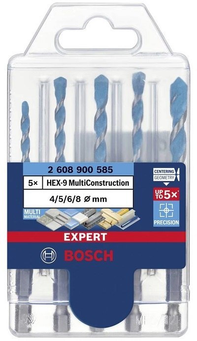 WIERTŁO EXPERT MULTICONSTRUCTION HEX-9 SET 5PC BOSCH WIERTŁO EXPERT MULTICONSTRUCTION HEX-9 SET 5PC BOSCH