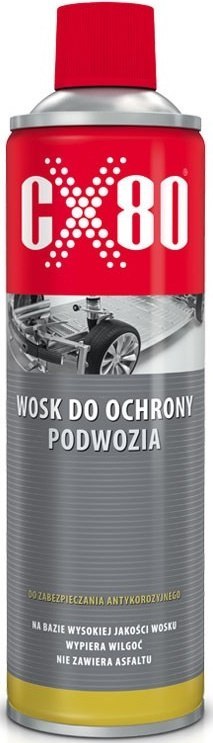 WOSK DO PODWOZIA ZABEZPIECZAJĄCY PRZED RDZĄ 500ML CX-80 WOSK DO PODWOZIA ZABEZPIECZAJĄCY PRZED RDZĄ 500ML CX-80