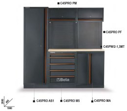 ZESTAW MEBLI WARSZTATOWYCH C45PRO/BX BETA