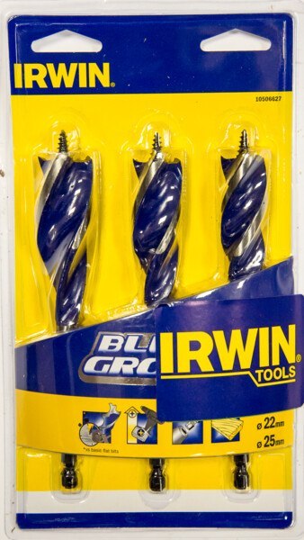 ZESTAW WIERTEŁ DO DREWNA BLUE GROOVE 6X 20,22,25 MM IRWIN ZESTAW WIERTEŁ DO DREWNA BLUE GROOVE 6X 20,22,25 MM IRWIN