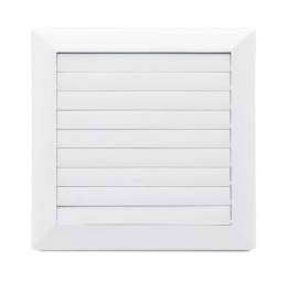 KRATKA WENTYLACYJNA Z ŻALUZJĄ MECHANICZNĄ 140*140MM BIAŁY AIR ROXY