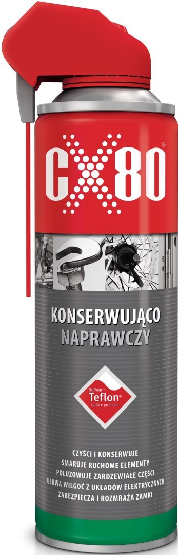 PŁYN KONSERWUJĄCO NAPRAWCZY TEFLON DUO SPRAY 500ML CX-80 PŁYN KONSERWUJĄCO NAPRAWCZY TEFLON DUO SPRAY 500ML CX-80