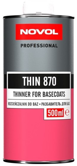 ROZCIEŃCZALNIK DO BAZ THIN 870 0.5L NOVOL