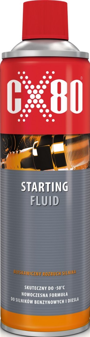 Samostart Starting Fluid 500ml CX-80 – szybki rozruch silnika w niskich temperaturach Samostart Starting Fluid 500ml CX-80 – szybki rozruch silnika w niskich temperaturach