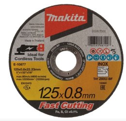 TARCZA DO METALU 125*0,8*22MM Z60U MAKITA