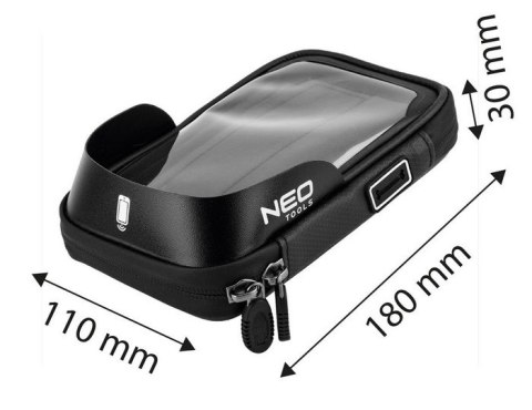 UCHWYT NA TELEFON DO ROWERU, ALUMINIOWY NEO UCHWYT NA TELEFON DO ROWERU, ALUMINIOWY NEO